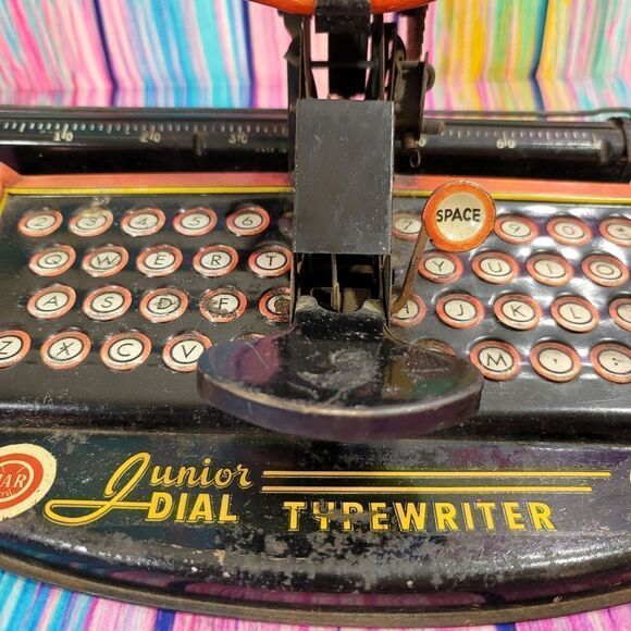 Antique Toy Louis Marx Junior Dial Typewriter - Picture 4 of 11